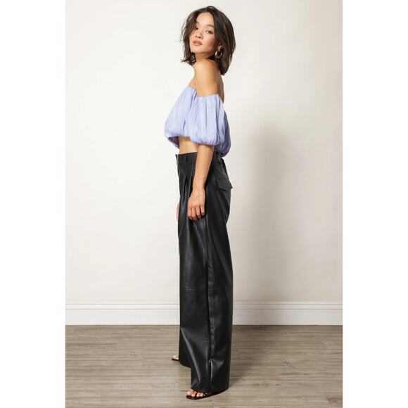 NWT! Line & Dot Audrey Off Shoulder Romantic Blouse - Size Medium - Picture 4 of 8